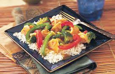 Orange  Chicken and Vegetable Stir-fry