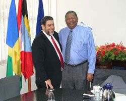 PM Gonsalves in Antigua for LIAT merger strategy talks