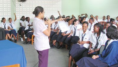 Tourism officials visit SVG schools