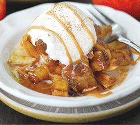 Blooming Baked Apples