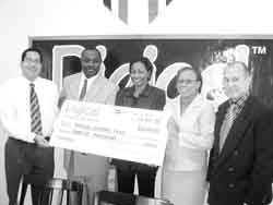 Digicel Gospel cheque in the bag