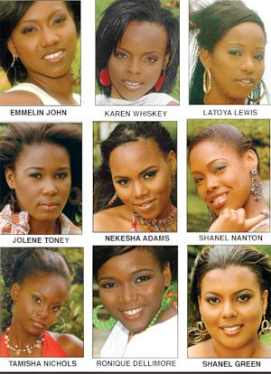 Nine beauties to contest Miss SVG 2008