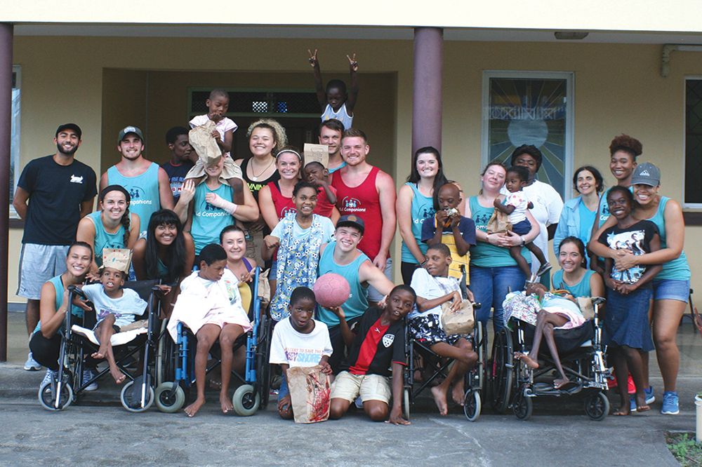 St Benedict’s Children Hunt For Easter Eggs With Trinity Kid Companions