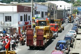 Heavy equipment arrives for Argyle airport earthworks