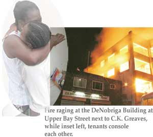 De Nobriga building gutted by early morning blaze