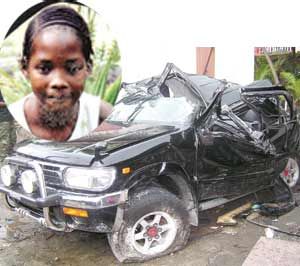 Teenage girl mangled as jeep wrecks Byera house