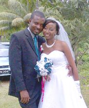 The two hearts of Shacolann and Denroy joined in marriage one year ago