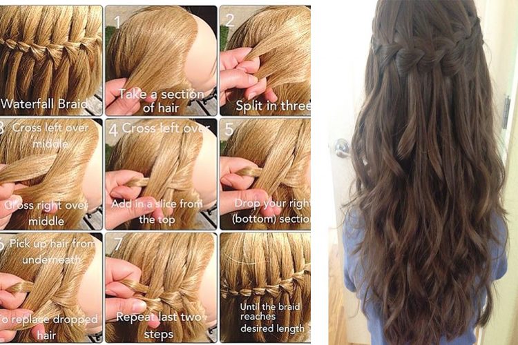 The waterfall braid