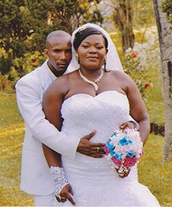 Happy anniversary  to Nicholas and Susan Ollivierre