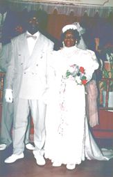 Ronald and Agnes celebrating their 19th wedding anniversary