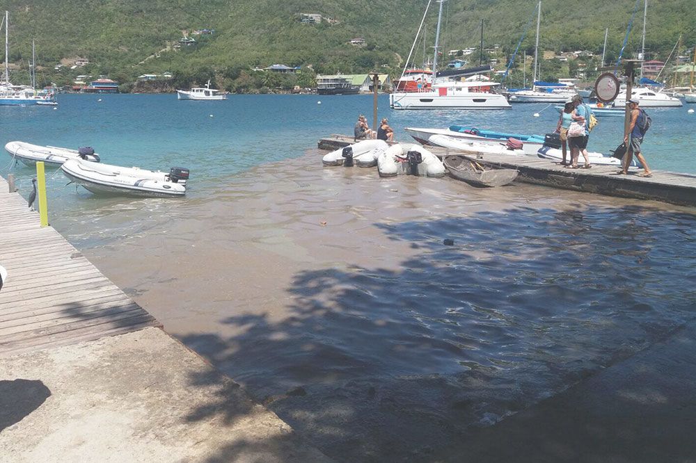 Oily film observed off west coast of Bequia not hazardous, says official