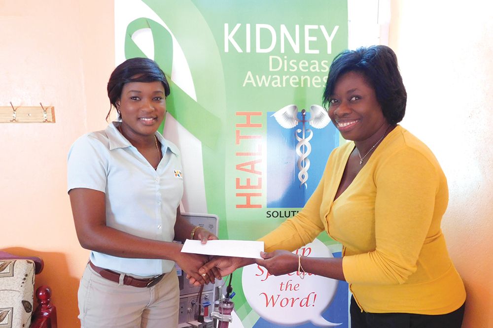 Massy donates to help kidney patients