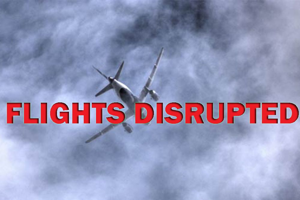 Flights disrupted because of Tropical Storm Don