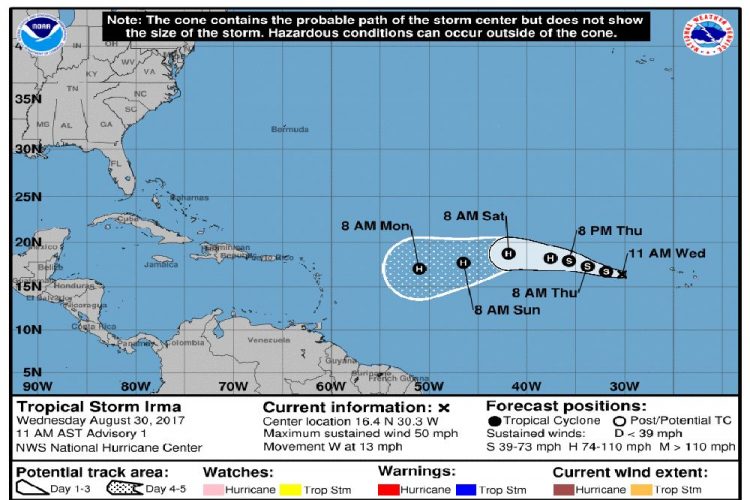 Flood Warning Issued for St. Vincent and the Grenadines