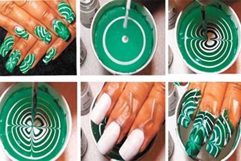 Water Marble Nails