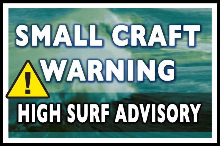 Small Craft Warning and High Surf Advisory issued for SVG