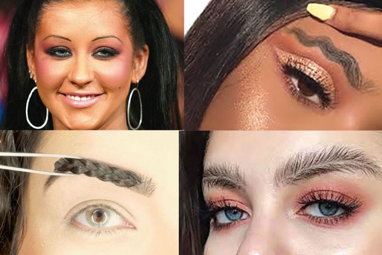 Weird eyebrow trends