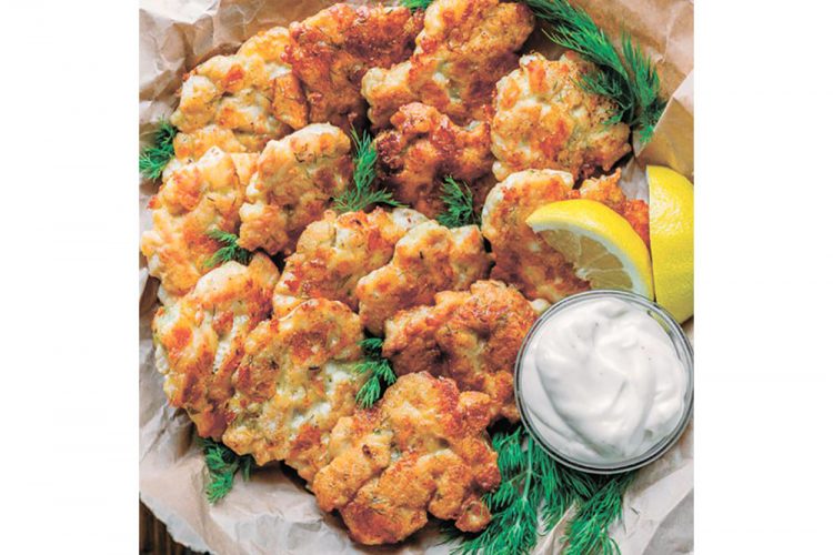 Cheesy Chicken Fritters