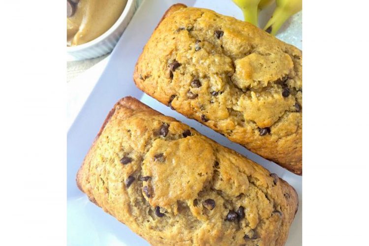 Peanut Butter Chocolate  Banana Bread