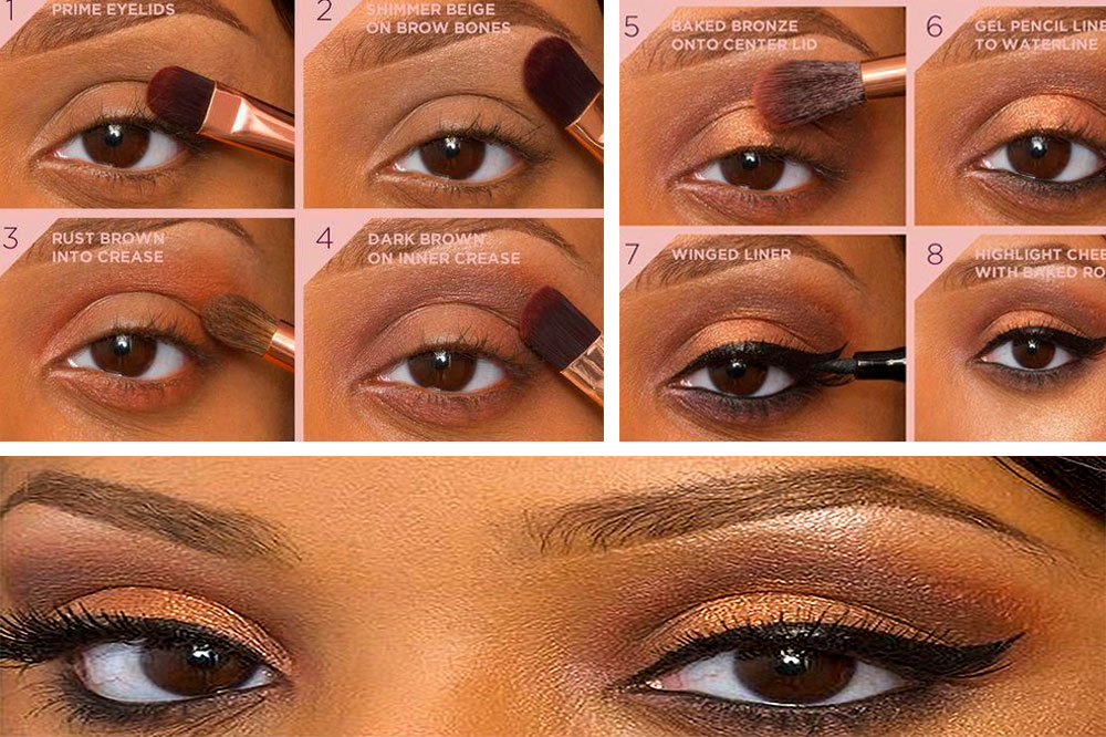 A nude  bronzed  look