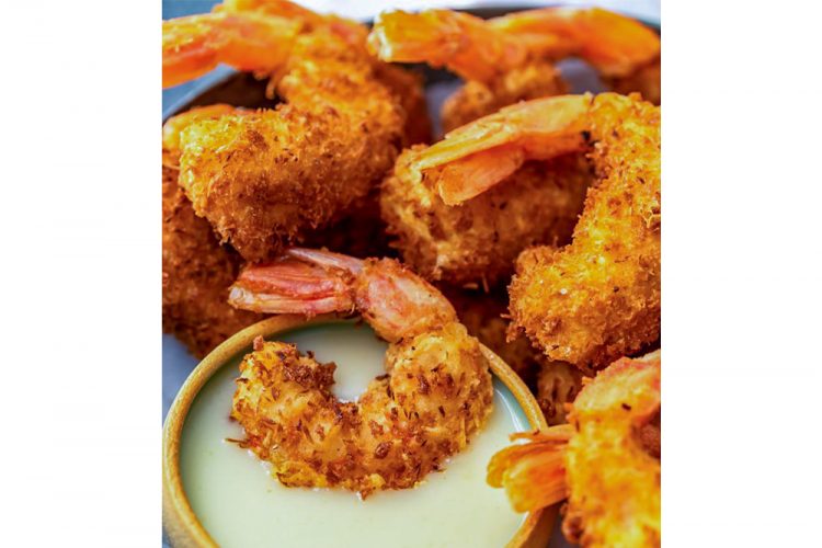 Coconut Shrimp with Pina Colada Sauce