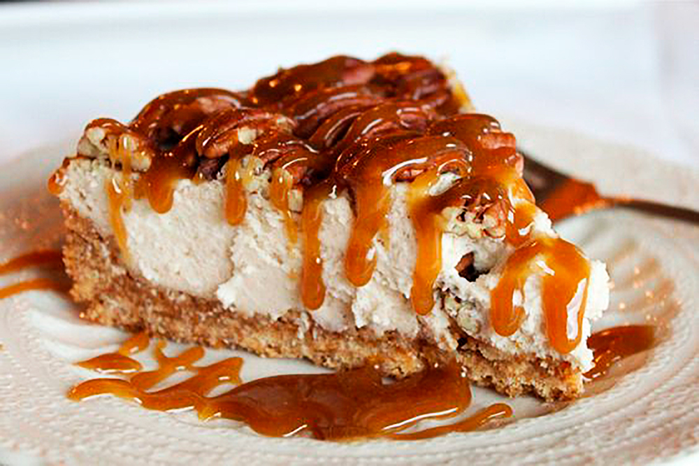 Creamy Vanilla  Caramel  Cheesecake