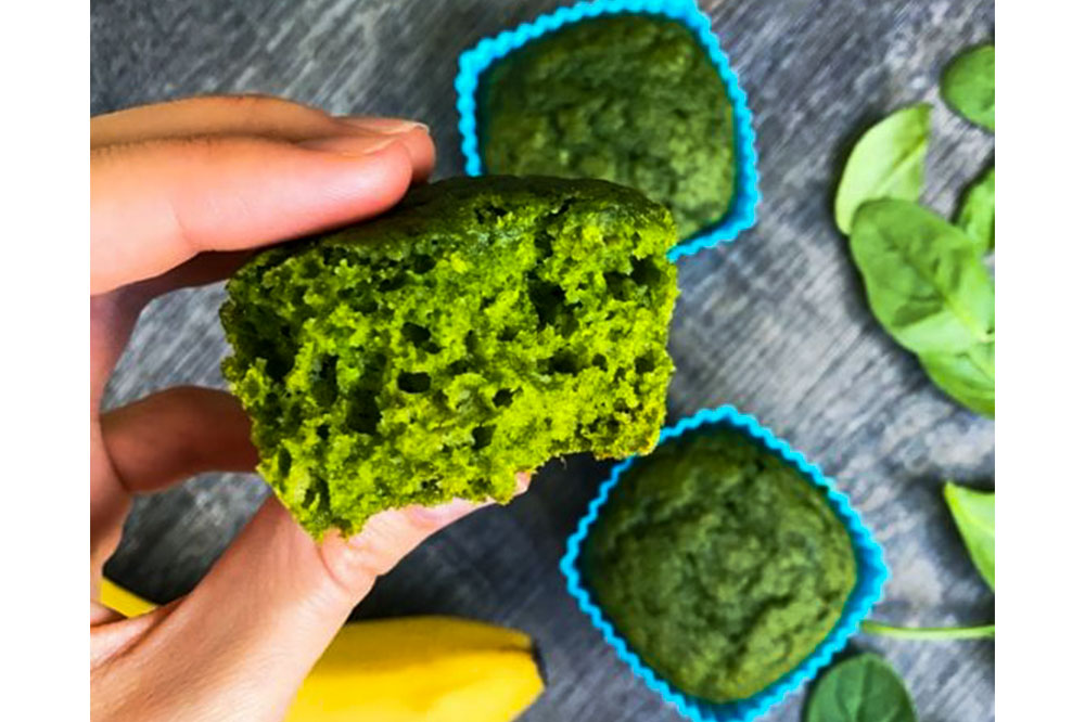 Sweet Spinach Muffins