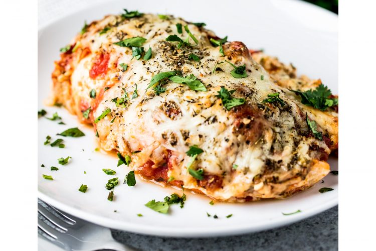 Lasagna Stuffed Chicken