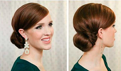 How to do an elegant side bun.