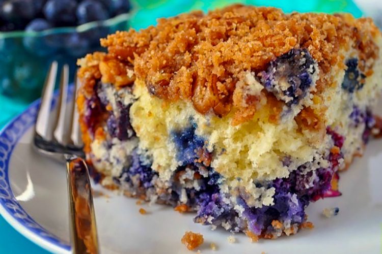 Blueberry Streusel Cake