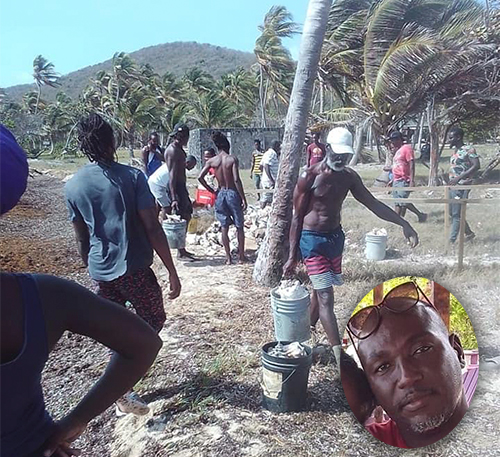 Mayreau residents fight Salt Whistle Bay erosion with Conch shells