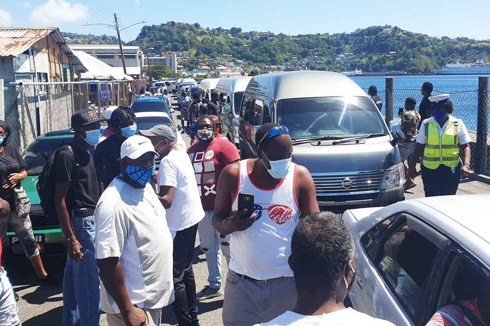 Minibuses stage strike in SVG