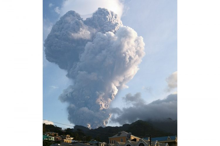 La Soufriere brings in 42nd anniversary of April 13, 1979 eruption with classic explosion