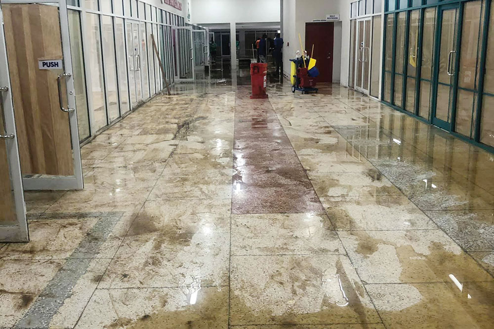 Joshua Centre flooded