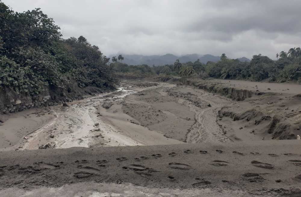 Mud flows from volcano may become more frequent