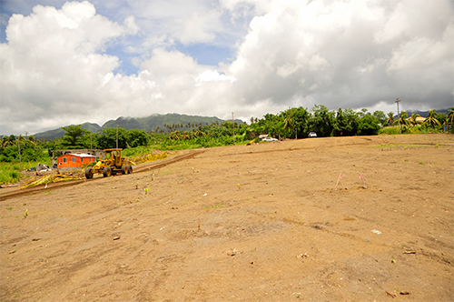 Site at Orange Hill  being cleared for evacuees’ new homes