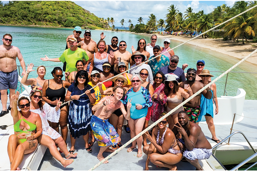 Travel industry  ‘ambassadors’ visit SVG on unique  awareness initiative