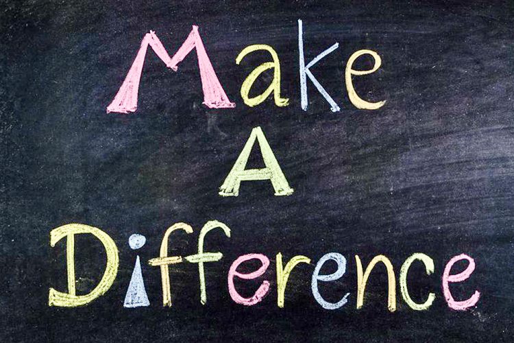 Make a difference…