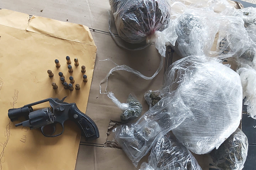 Police find gun, ammo, ganja in abandoned houses at Paul’s Avenue