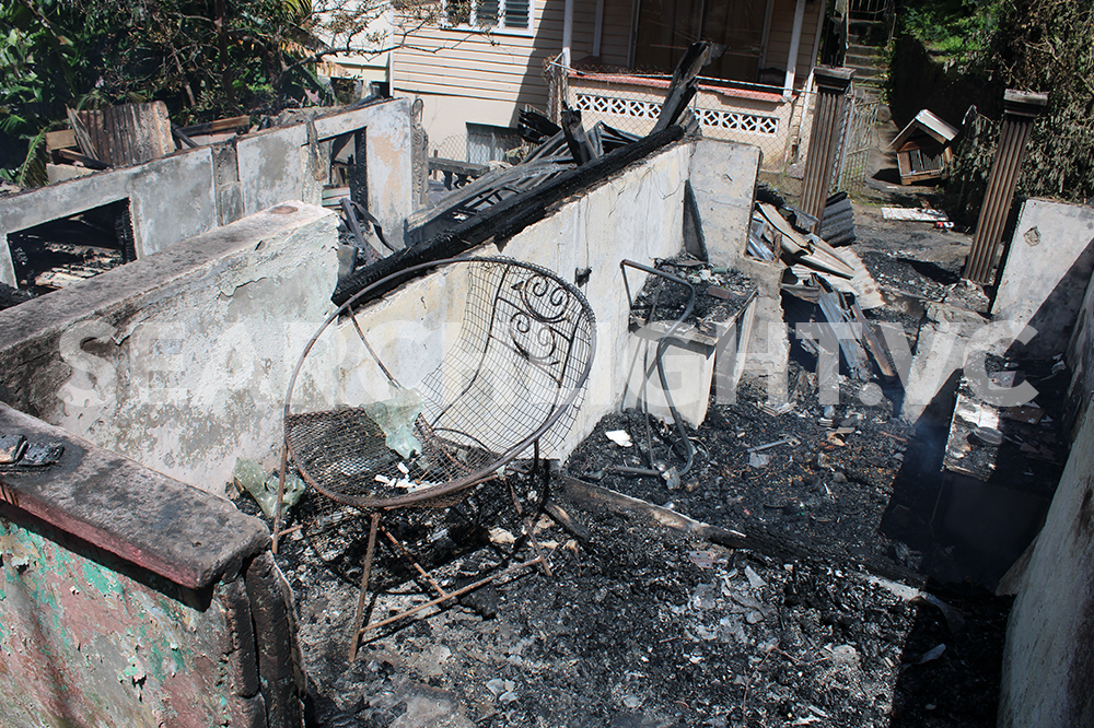 Fire guts house in Murray’s Village