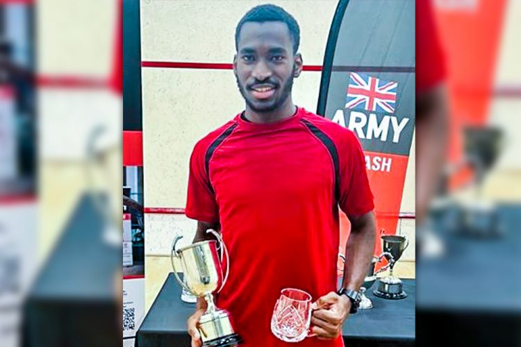 Vincentian wins British Army Squash title