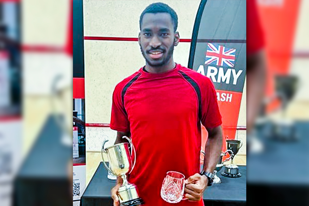 Vincentian wins British Army Squash title