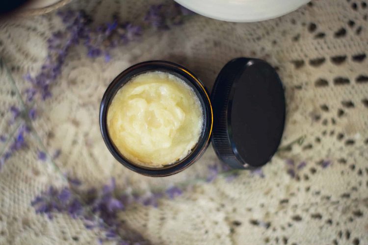 Homemade shaving butter