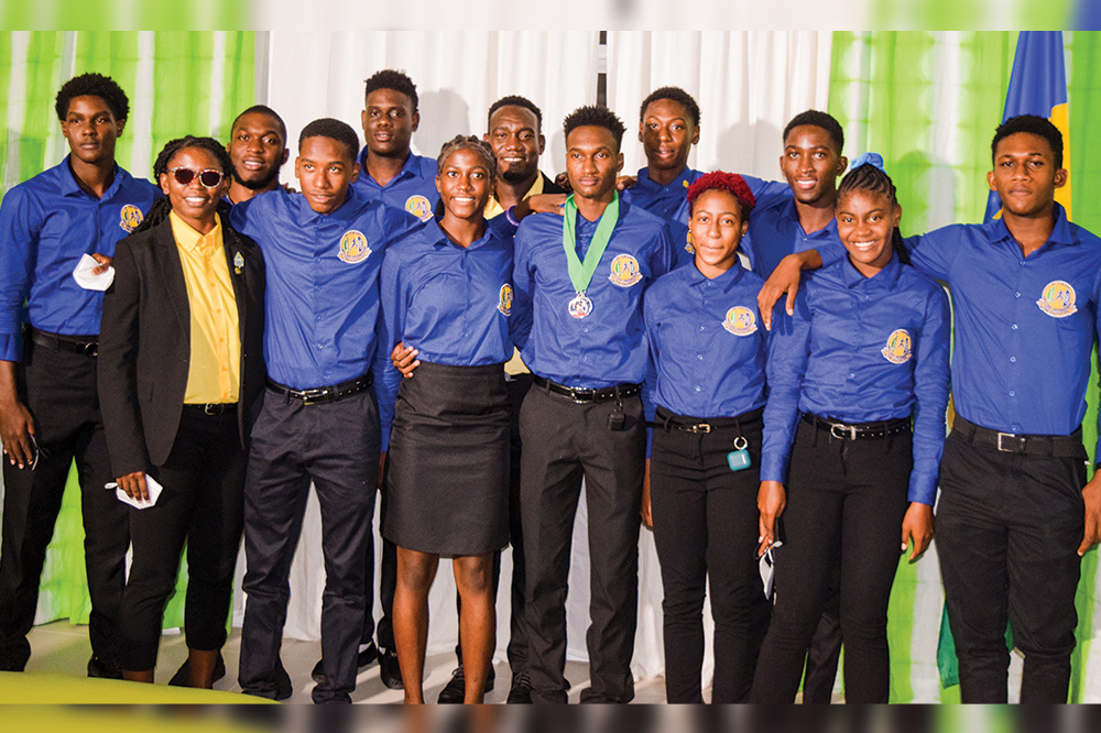 Junior Carifta team receives rousing welcome at AIA