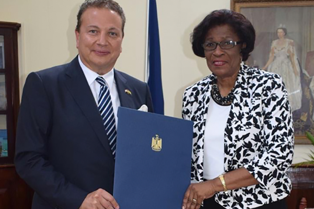 Ambassador of Egypt  presents letters of credence to the Governor General