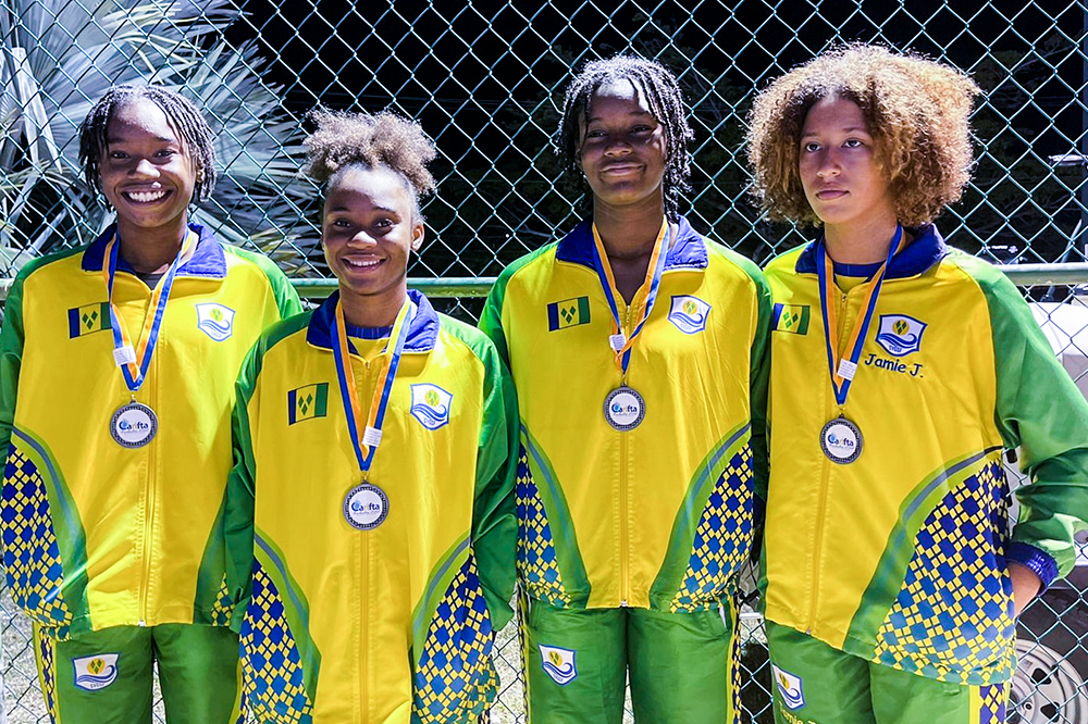 Vincentian swimmers maintain medals at Carifta Championships