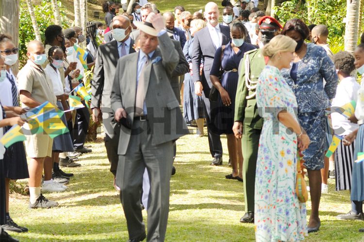 Royals touch down in St Vincent as part of Platinum Jubilee tour