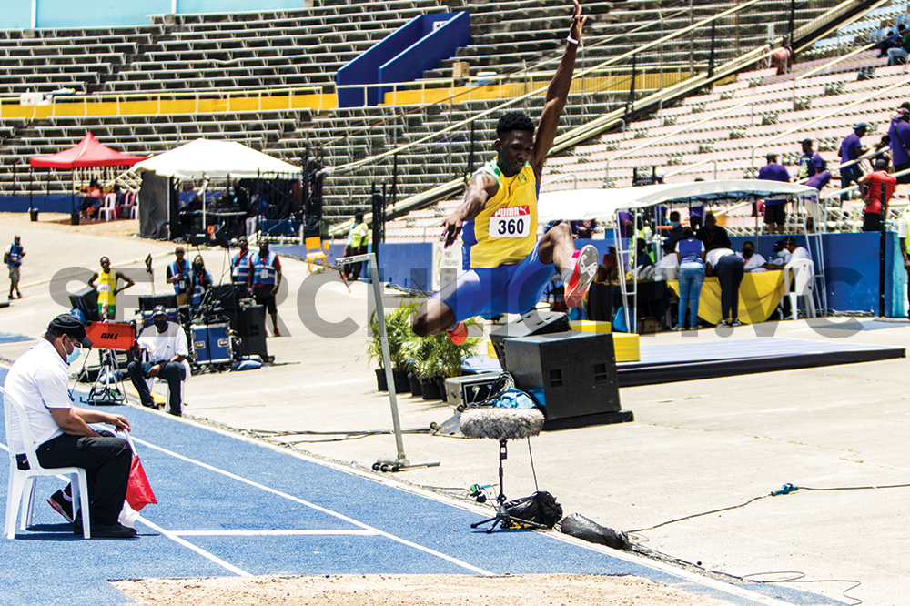 Davis leads Vincentian medal count at Junior Carifta Games