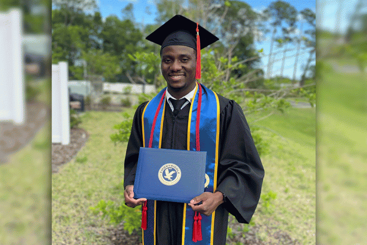 National Scholar graduates with degree in Aerospace Engineering