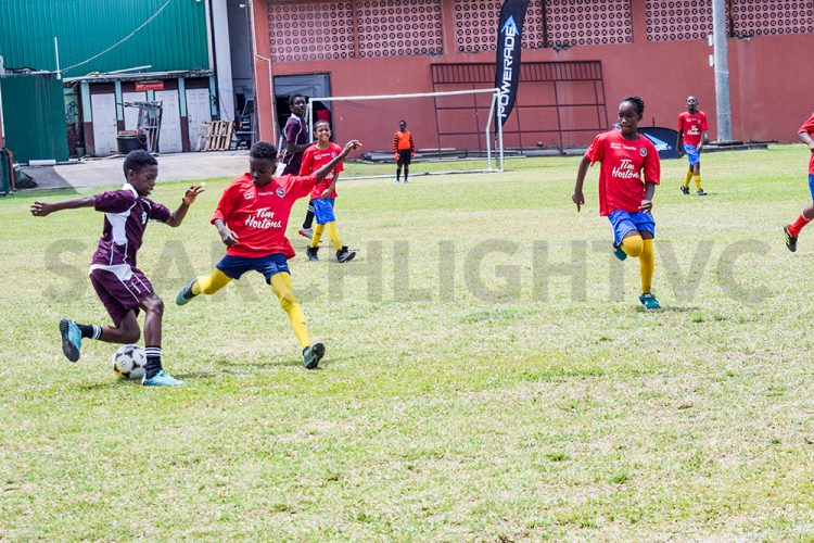 Under-13 footballers making the best of Let’s Play